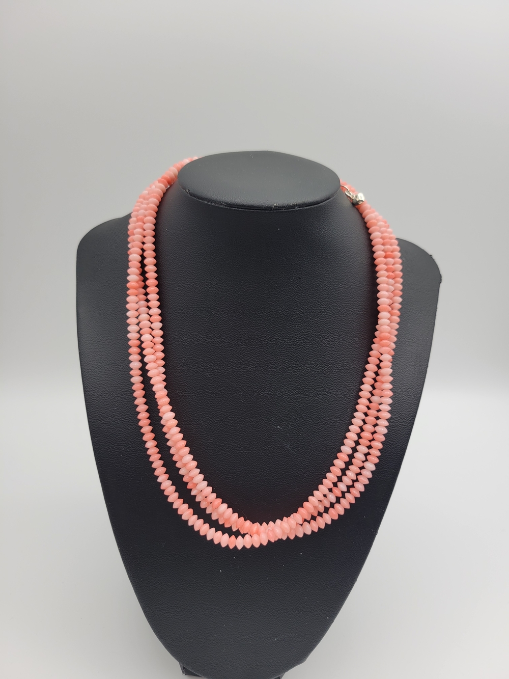 Jay King DTR Mine Finds Jay King Pink Coral Beaded 3-Strand Necklace